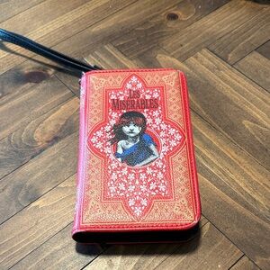 Red Les Misérables Wristlet
